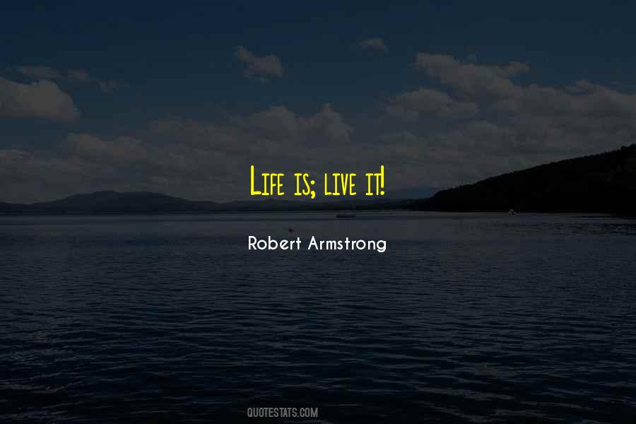 Robert Armstrong Quotes #1097597