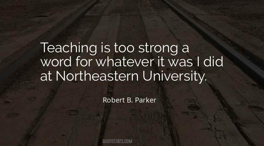 Robert B. Parker Quotes #1356425