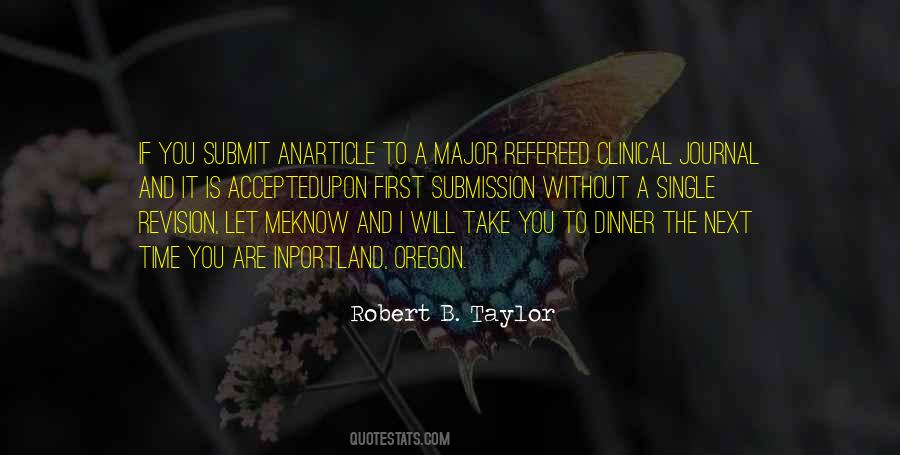 Robert B. Taylor Quotes #19866