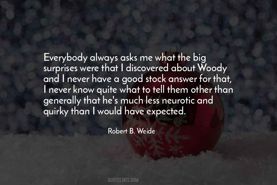 Robert B. Weide Quotes #856720