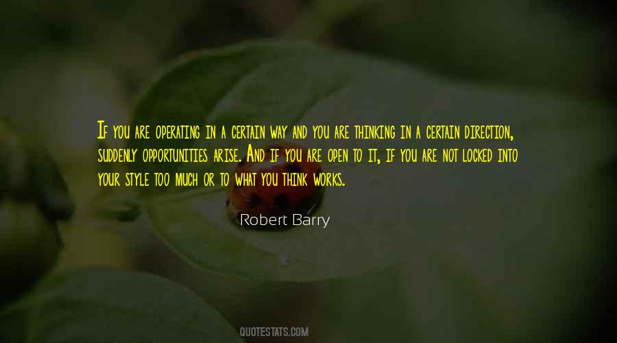 Robert Barry Quotes #1438103