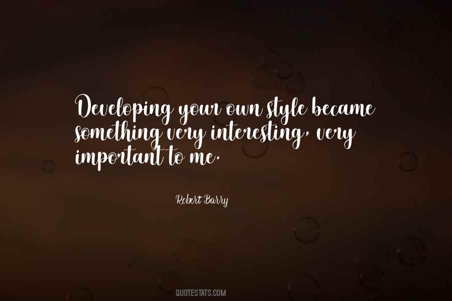 Robert Barry Quotes #167110