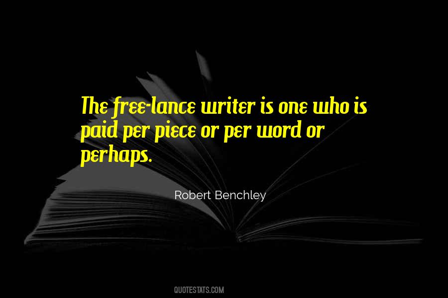 Robert Benchley Quotes #344895