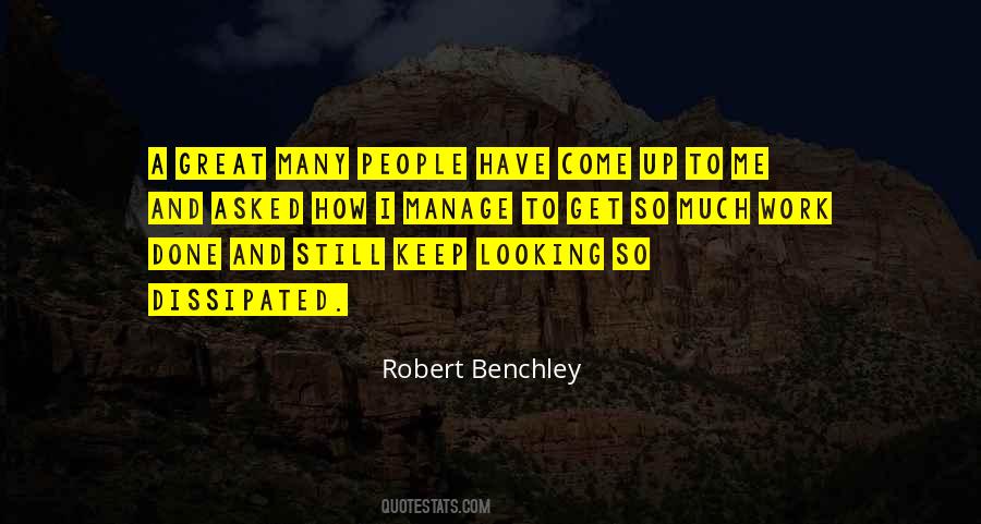 Robert Benchley Quotes #36005