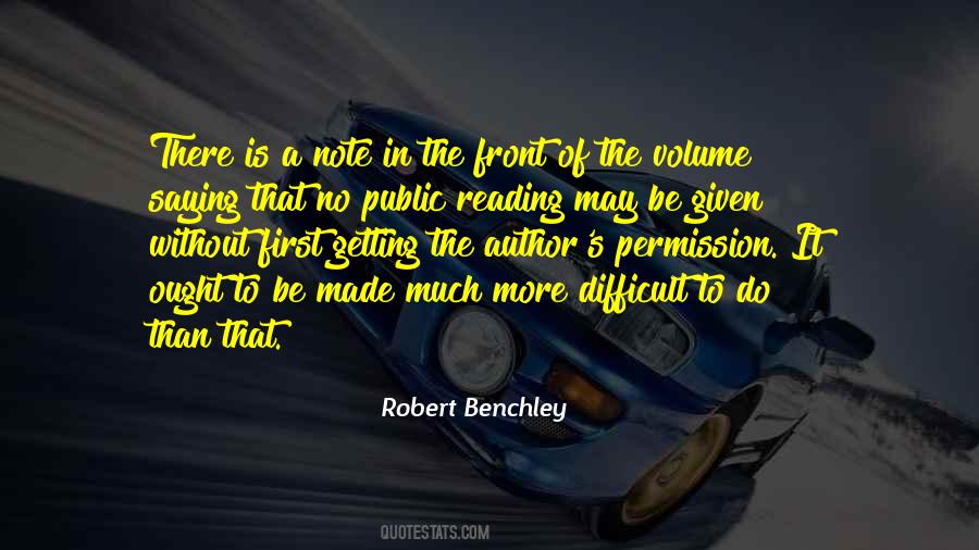Robert Benchley Quotes #965477