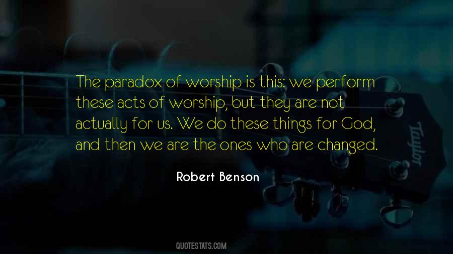 Robert Benson Quotes #168069