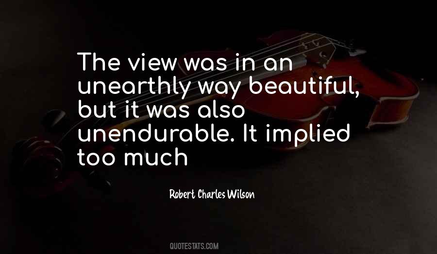 Robert Charles Wilson Quotes #161334