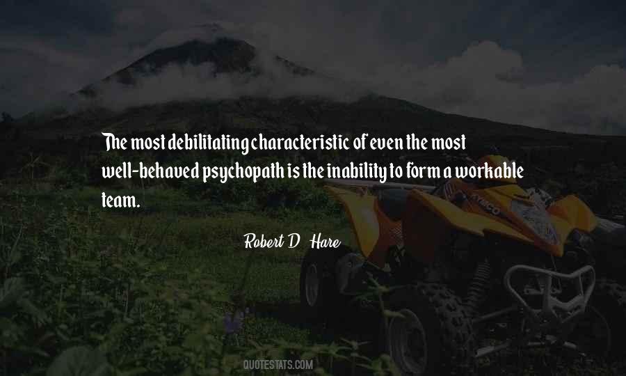 Robert D. Hare Quotes #792542