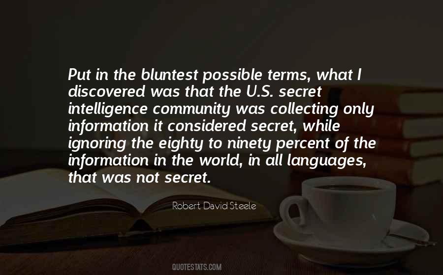 Robert David Steele Quotes #1261212