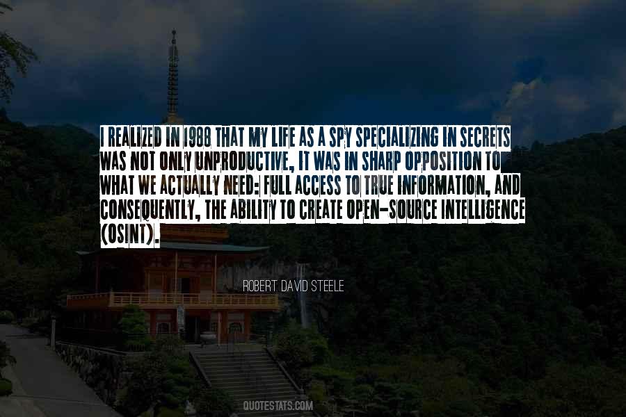 Robert David Steele Quotes #437920