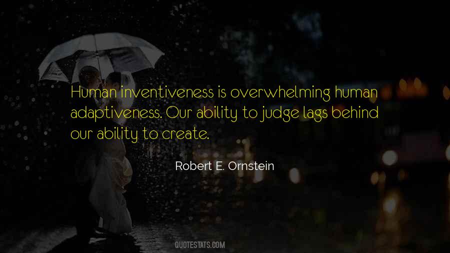 Robert E. Ornstein Quotes #260123