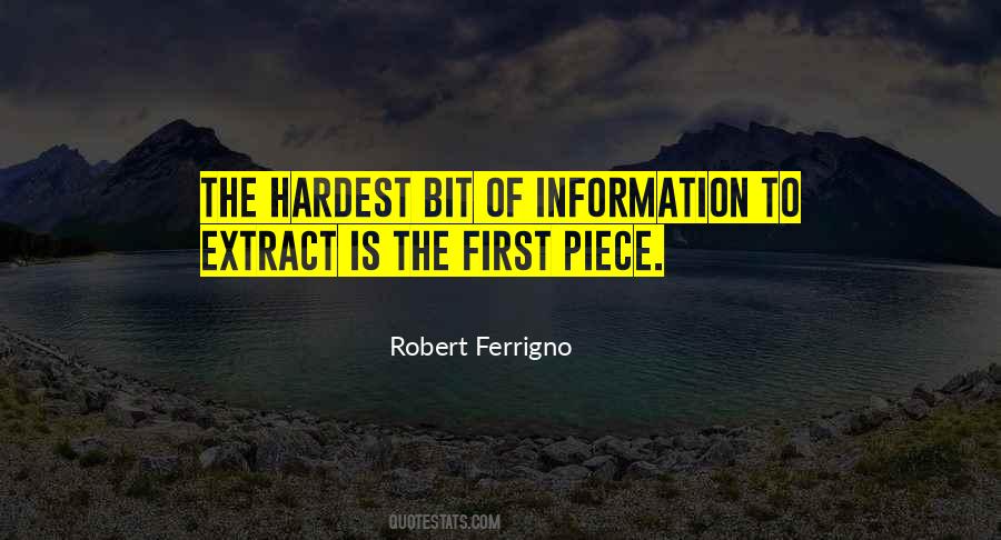 Robert Ferrigno Quotes #779860