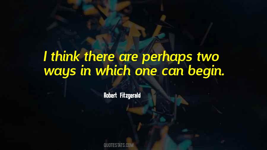 Robert Fitzgerald Quotes #1781175