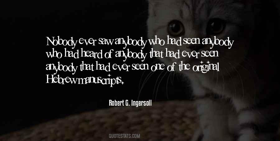 Robert G. Ingersoll Quotes #144538