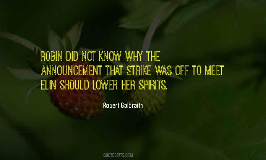Robert Galbraith Quotes #65867
