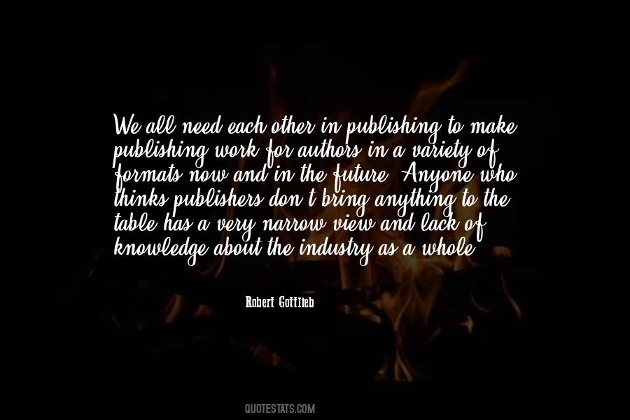 Robert Gottlieb Quotes #290462