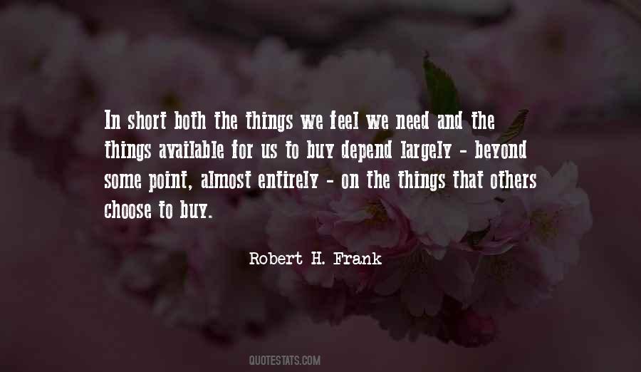 Robert H. Frank Quotes #942556