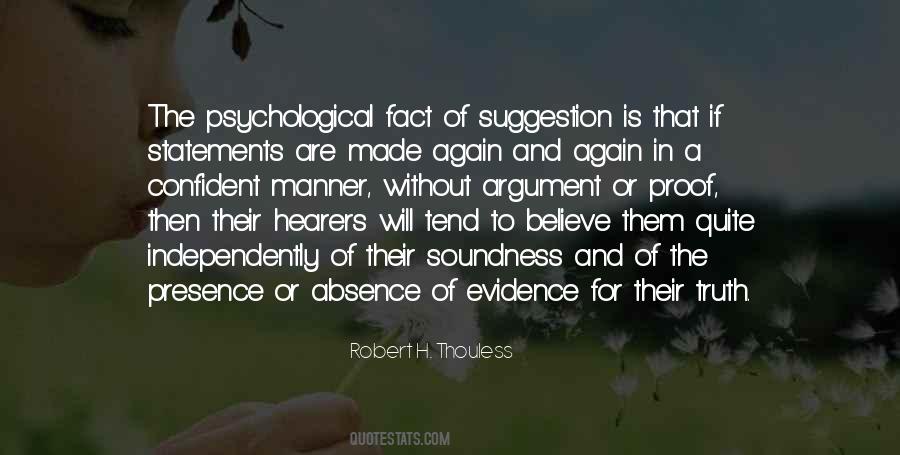 Robert H. Thouless Quotes #444416