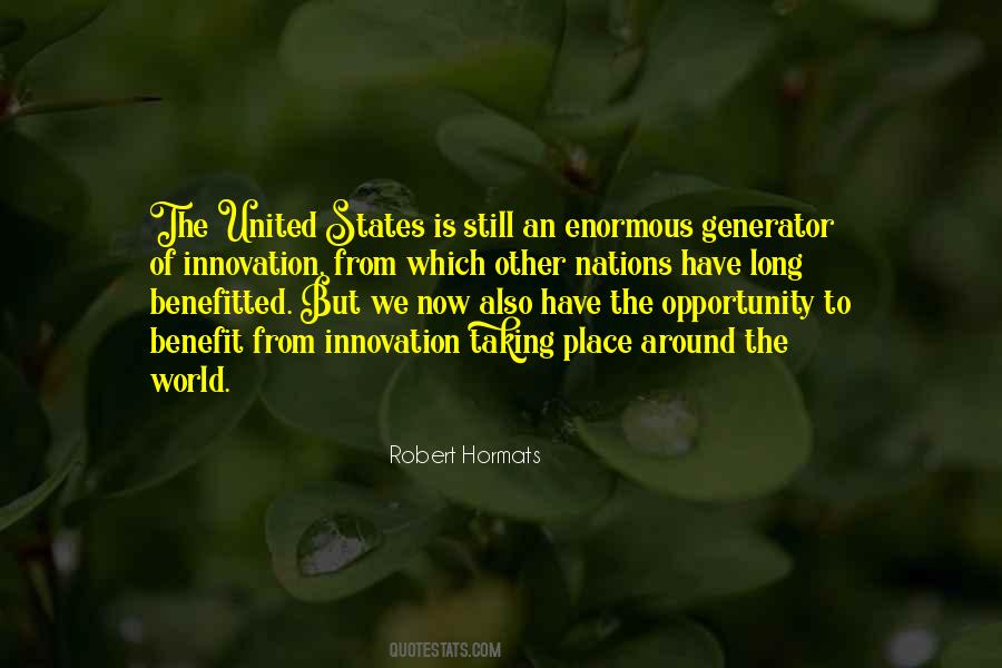 Robert Hormats Quotes #1546483