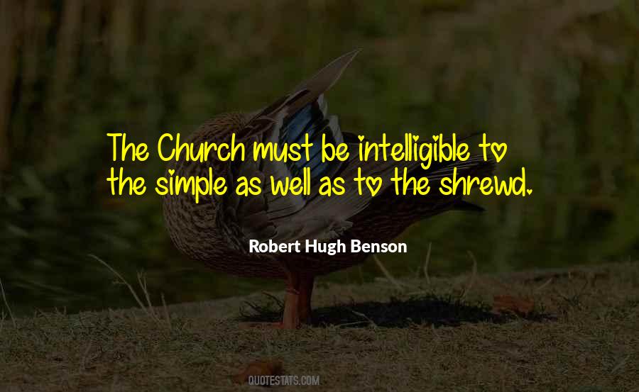 Robert Hugh Benson Quotes #1351876