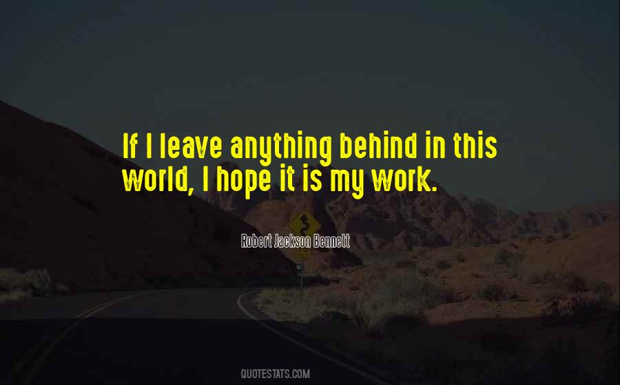 Robert Jackson Bennett Quotes #1817239