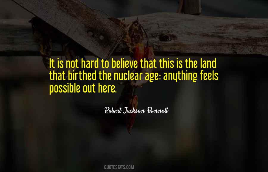 Robert Jackson Bennett Quotes #565897