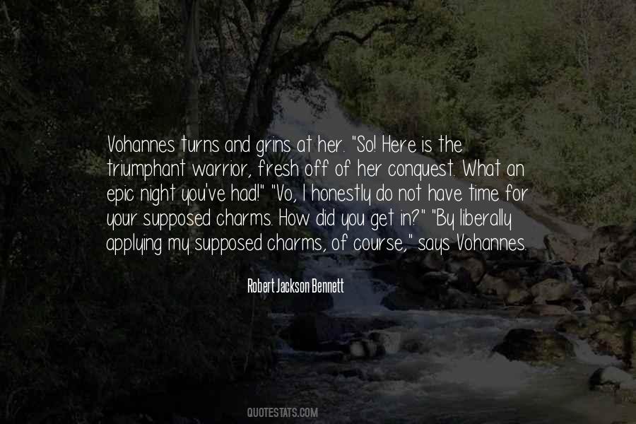 Robert Jackson Bennett Quotes #901190