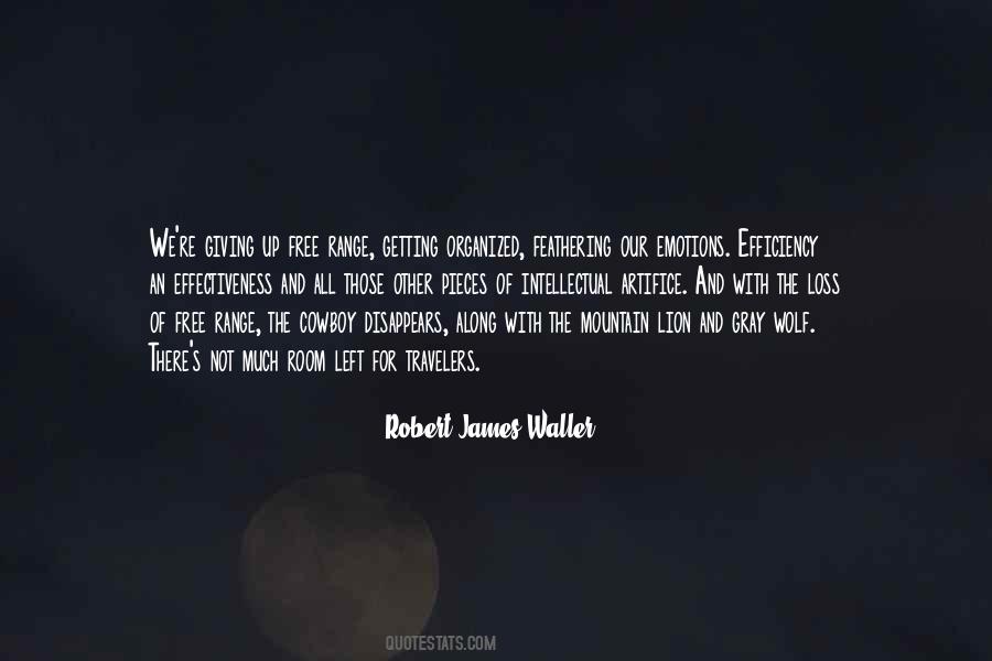 Robert James Waller Quotes #632779