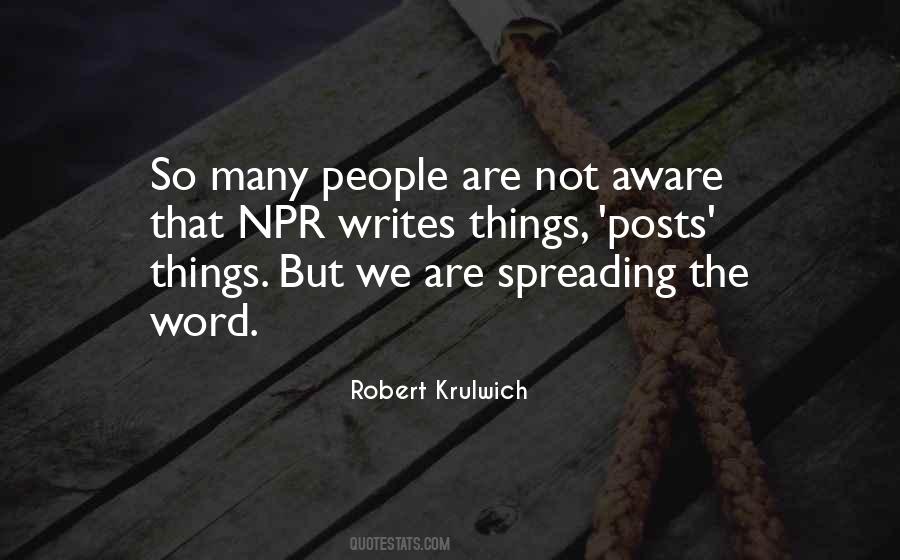 Robert Krulwich Quotes #1324173
