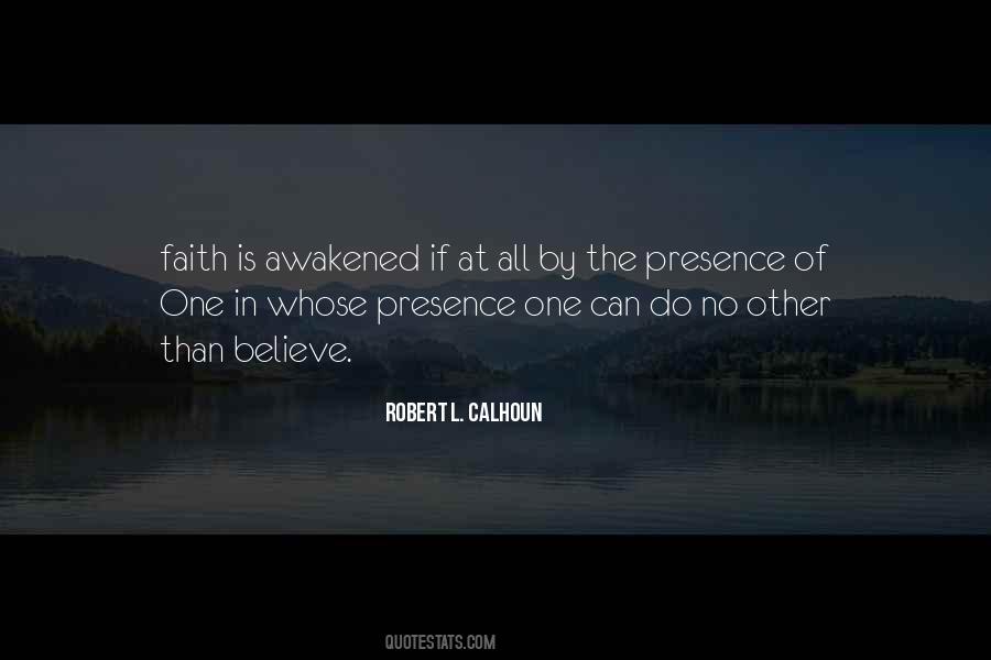 Robert L. Calhoun Quotes #51466