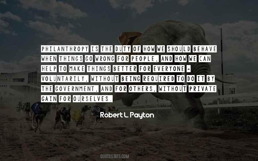 Robert L. Payton Quotes #303942