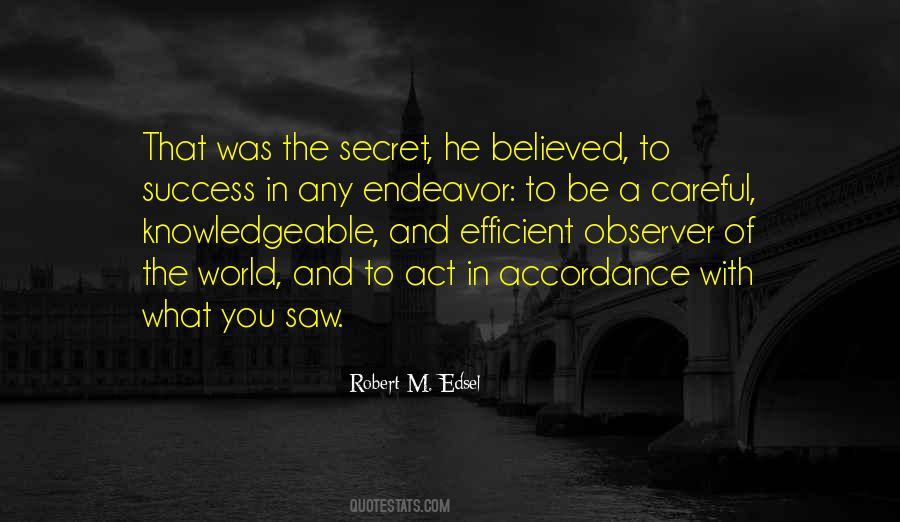 Robert M. Edsel Quotes #1082533