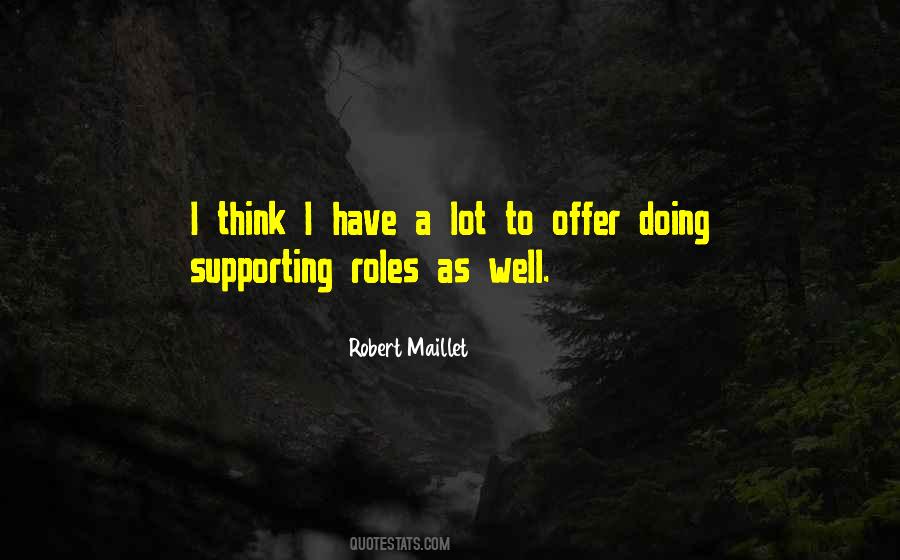 Robert Maillet Quotes #212190
