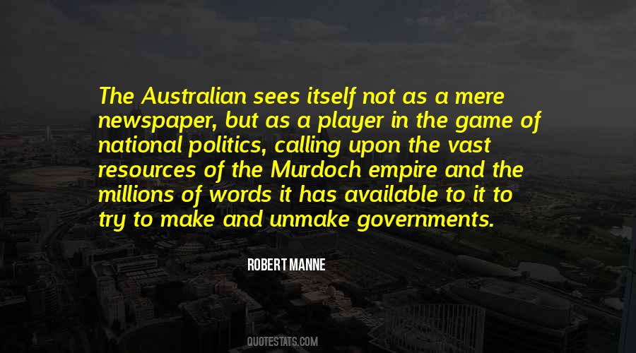 Robert Manne Quotes #255561