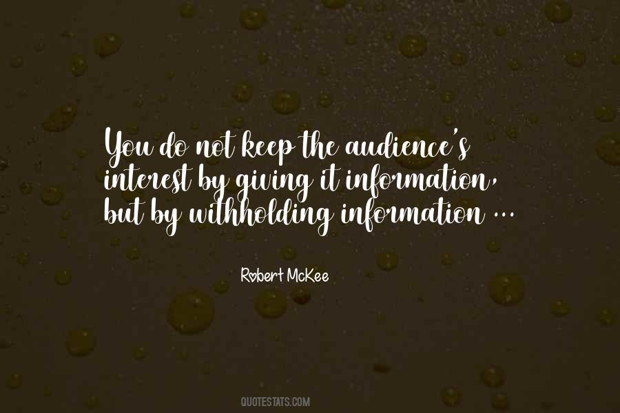 Robert McKee Quotes #1213648