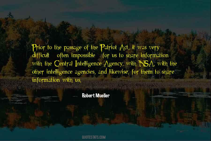 Robert Mueller Quotes #1413839
