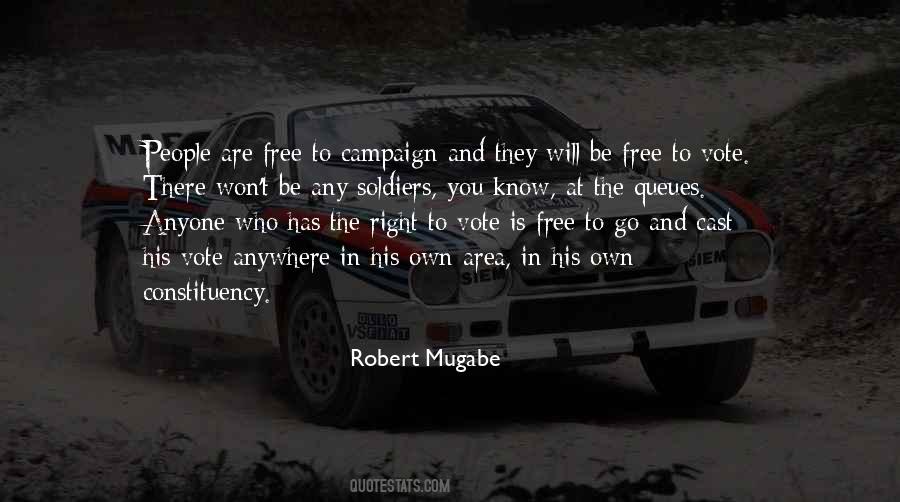 Robert Mugabe Quotes #184931
