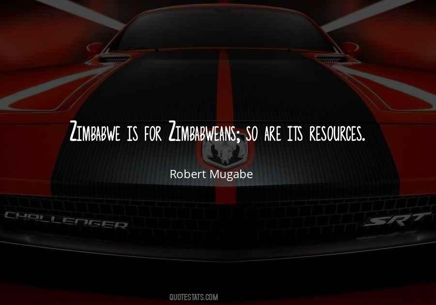 Robert Mugabe Quotes #507215