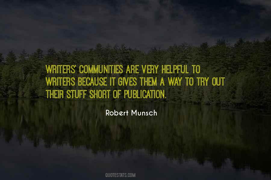 Robert Munsch Quotes #1354970