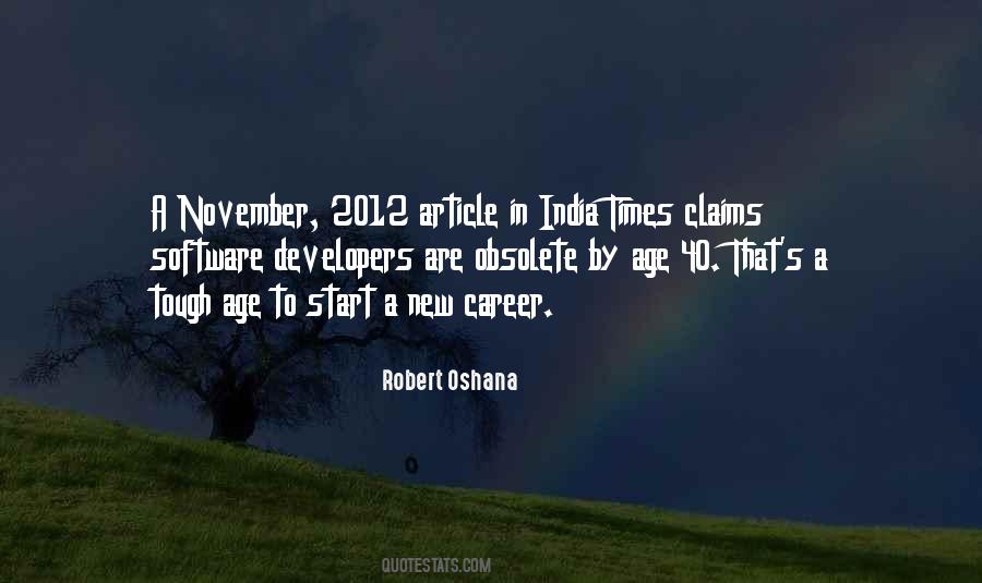 Robert Oshana Quotes #1815229