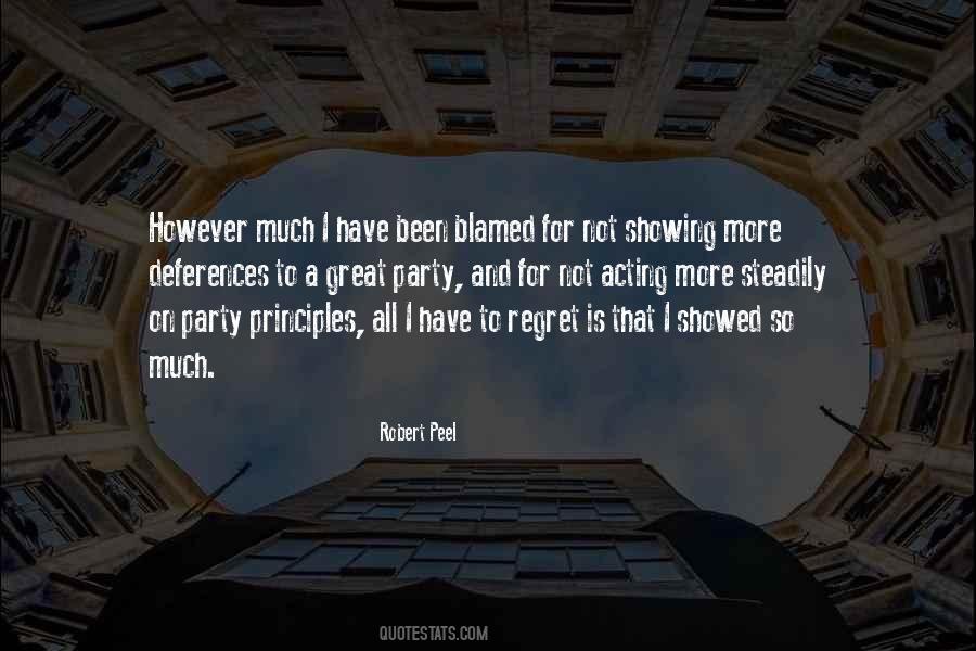 Robert Peel Quotes #1037103