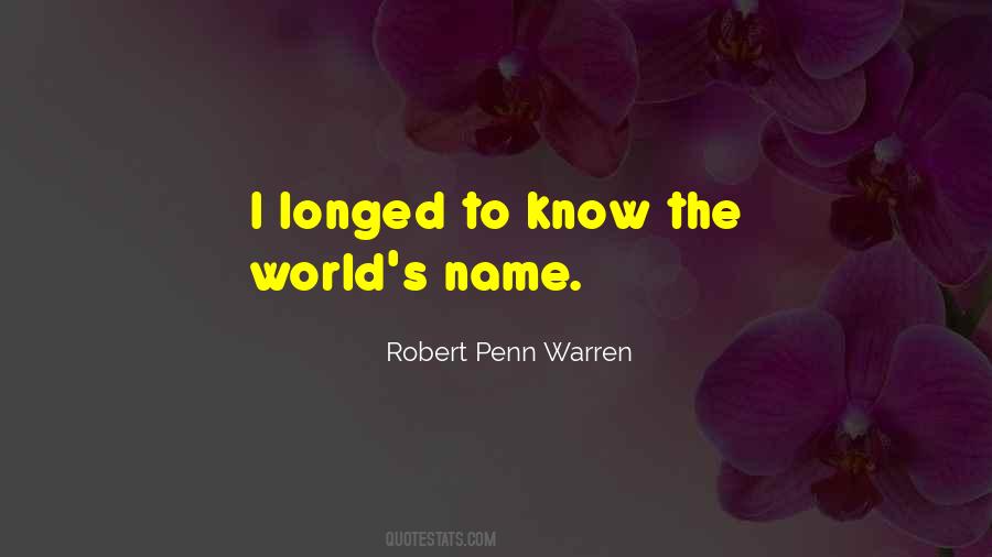 Robert Penn Warren Quotes #1633480