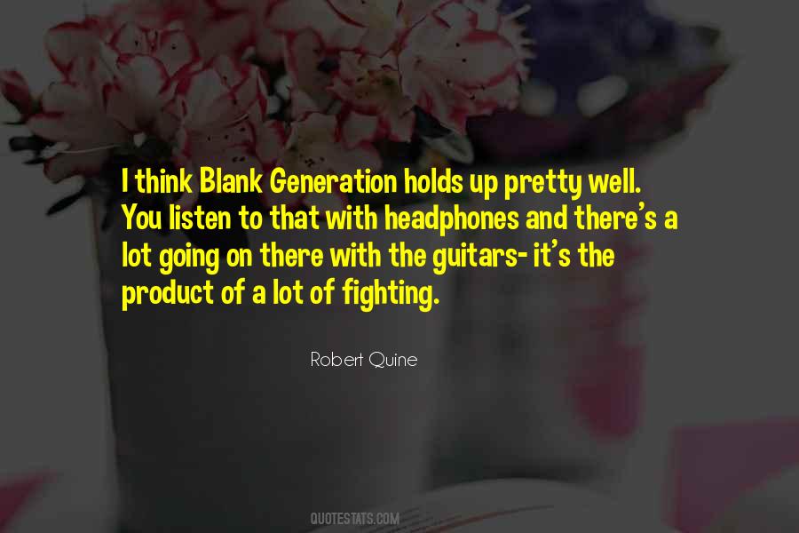 Robert Quine Quotes #1065317