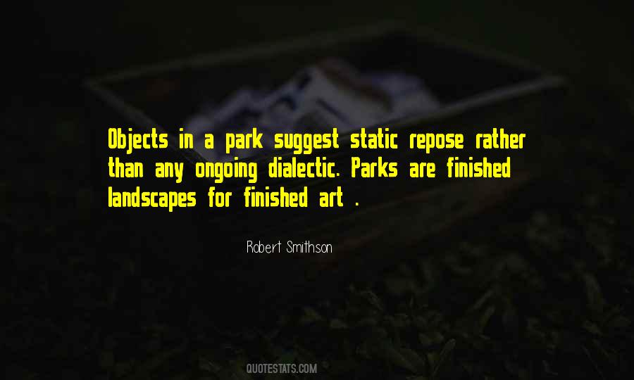 Robert Smithson Quotes #1697516