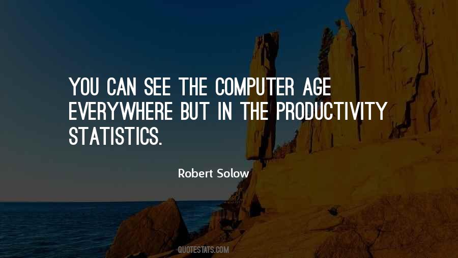 Robert Solow Quotes #282251