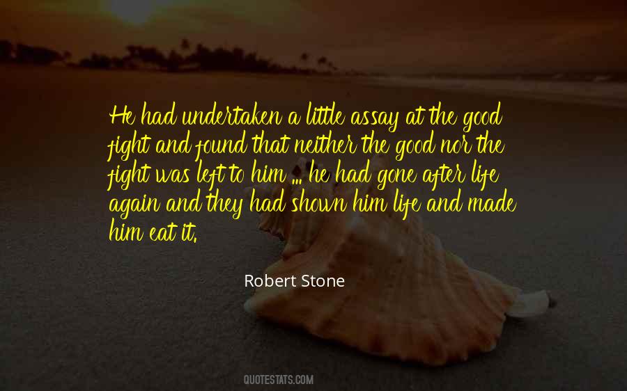 Robert Stone Quotes #868359