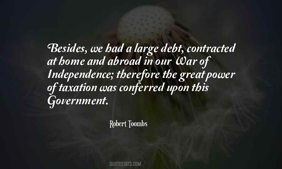 Robert Toombs Quotes #1491920