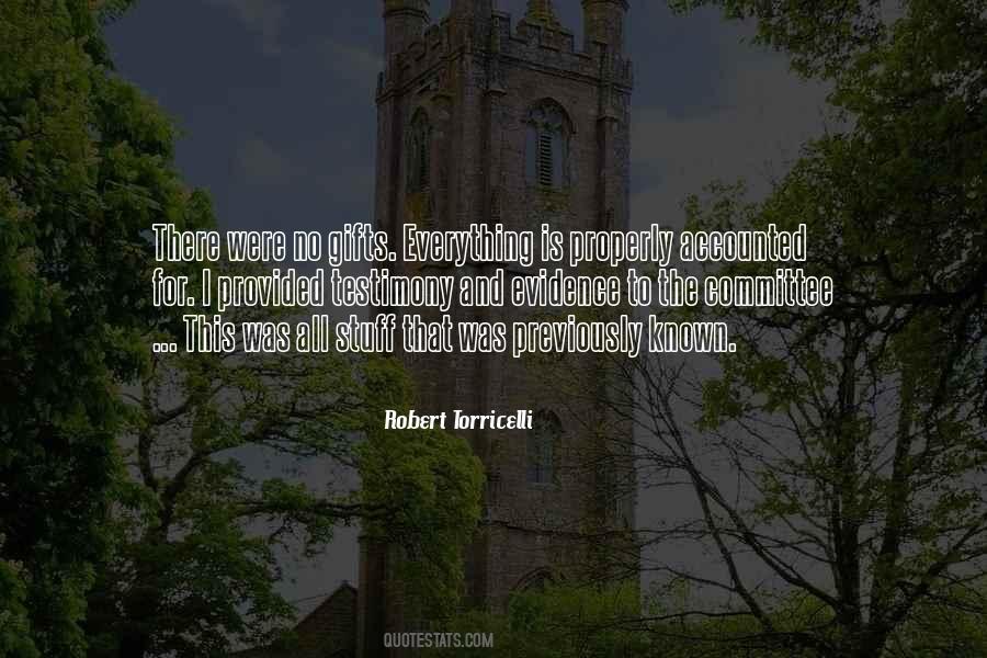 Robert Torricelli Quotes #64419