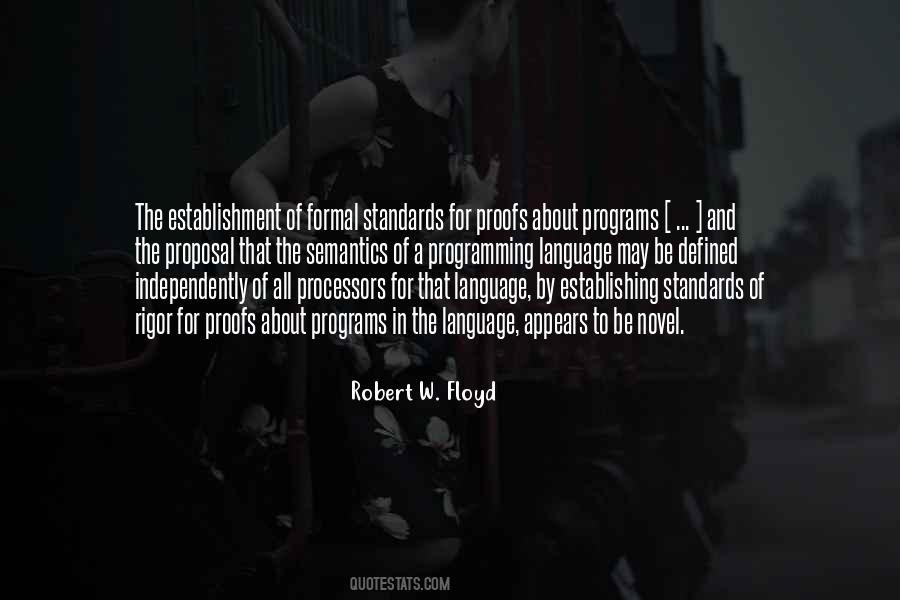 Robert W. Floyd Quotes #833831
