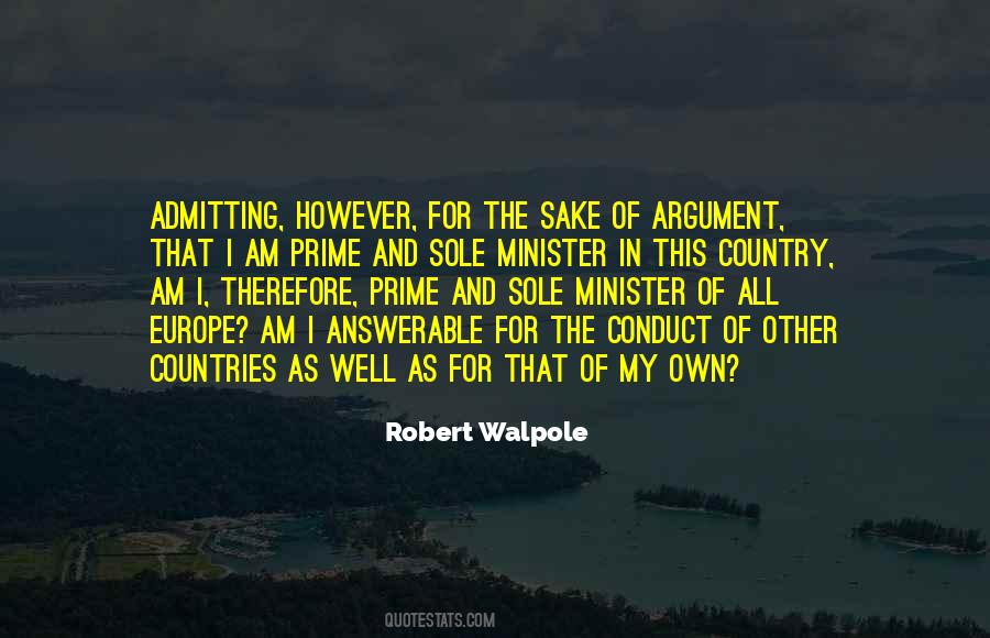 Robert Walpole Quotes #915601